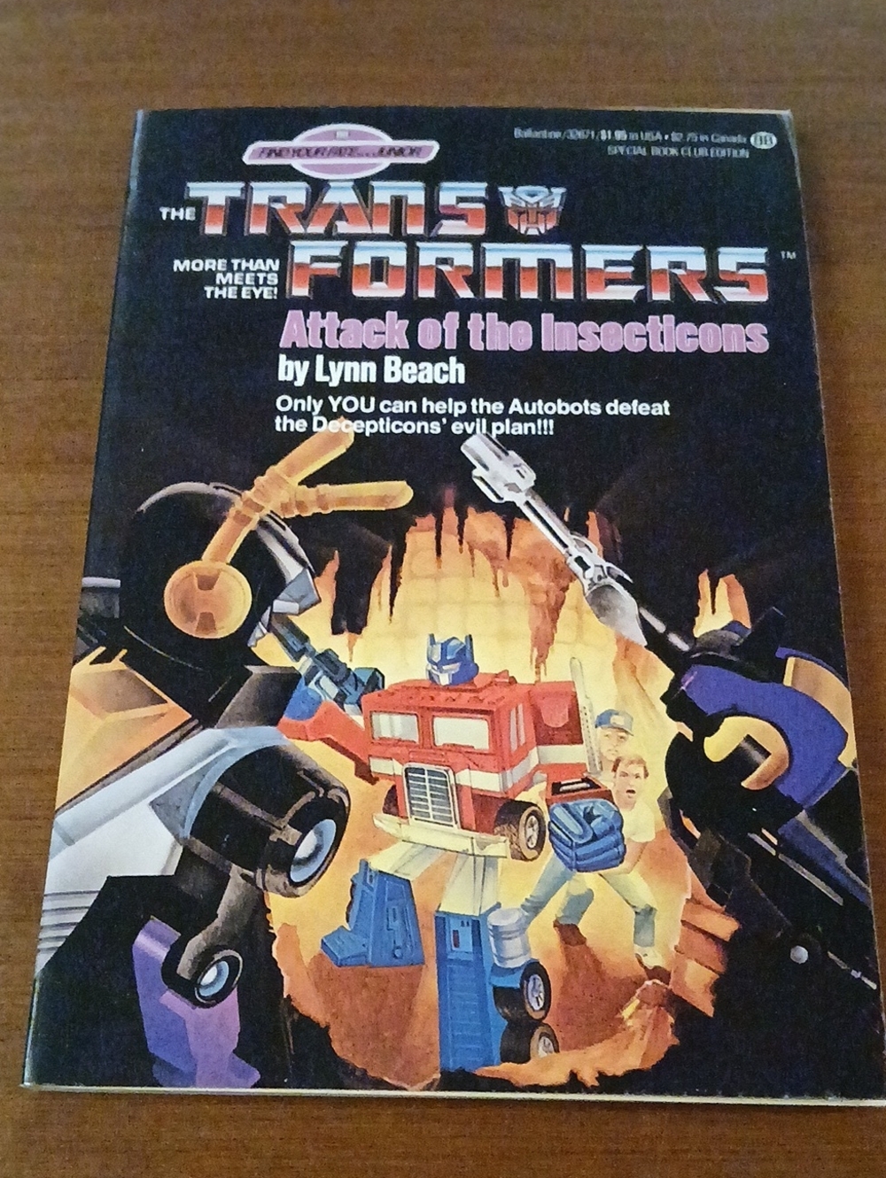The Transformers - Attack of the Insections 1985 Choose Your Own Adventure Find